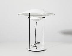 Große Tischlampe aus lackiertem Metall, Enrico Tronconi zugeschrieben