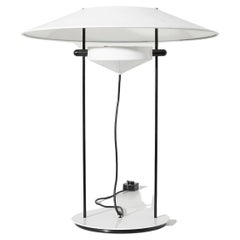 Big Table Lamp in Lacquered Metal Attributed to Enrico Tronconi