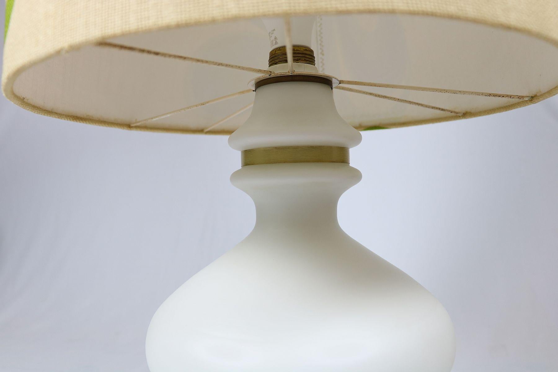 Big Table Lamp, Pop Art, Illuminated Base, Original Midcentury, 1960s 1970s 2