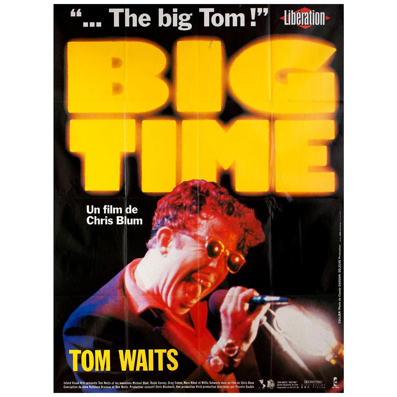 Big Time 1988 French Grande Film Poster