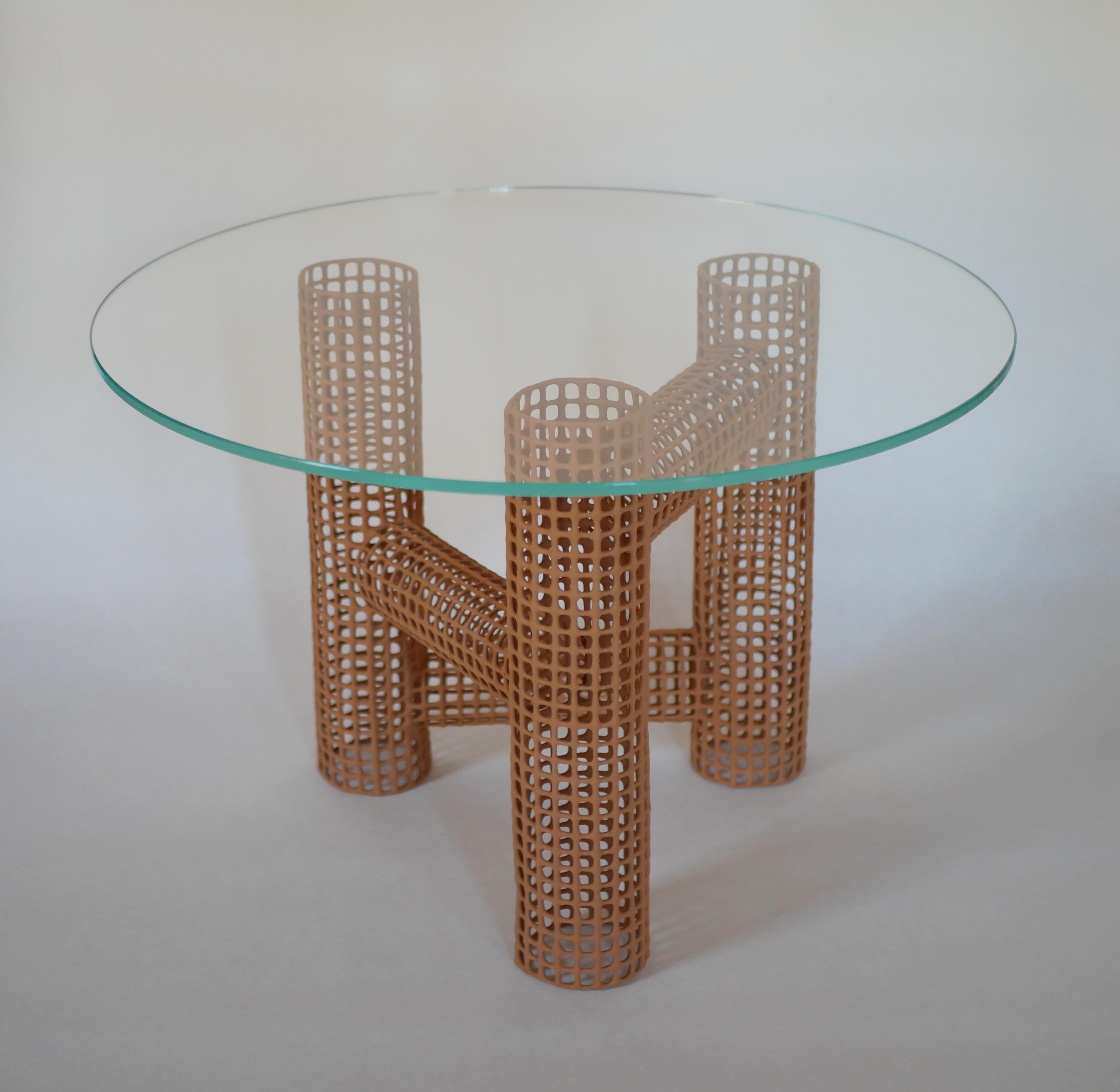 French Big Tripod Coffee Table by Dzovag Kotchian For Sale