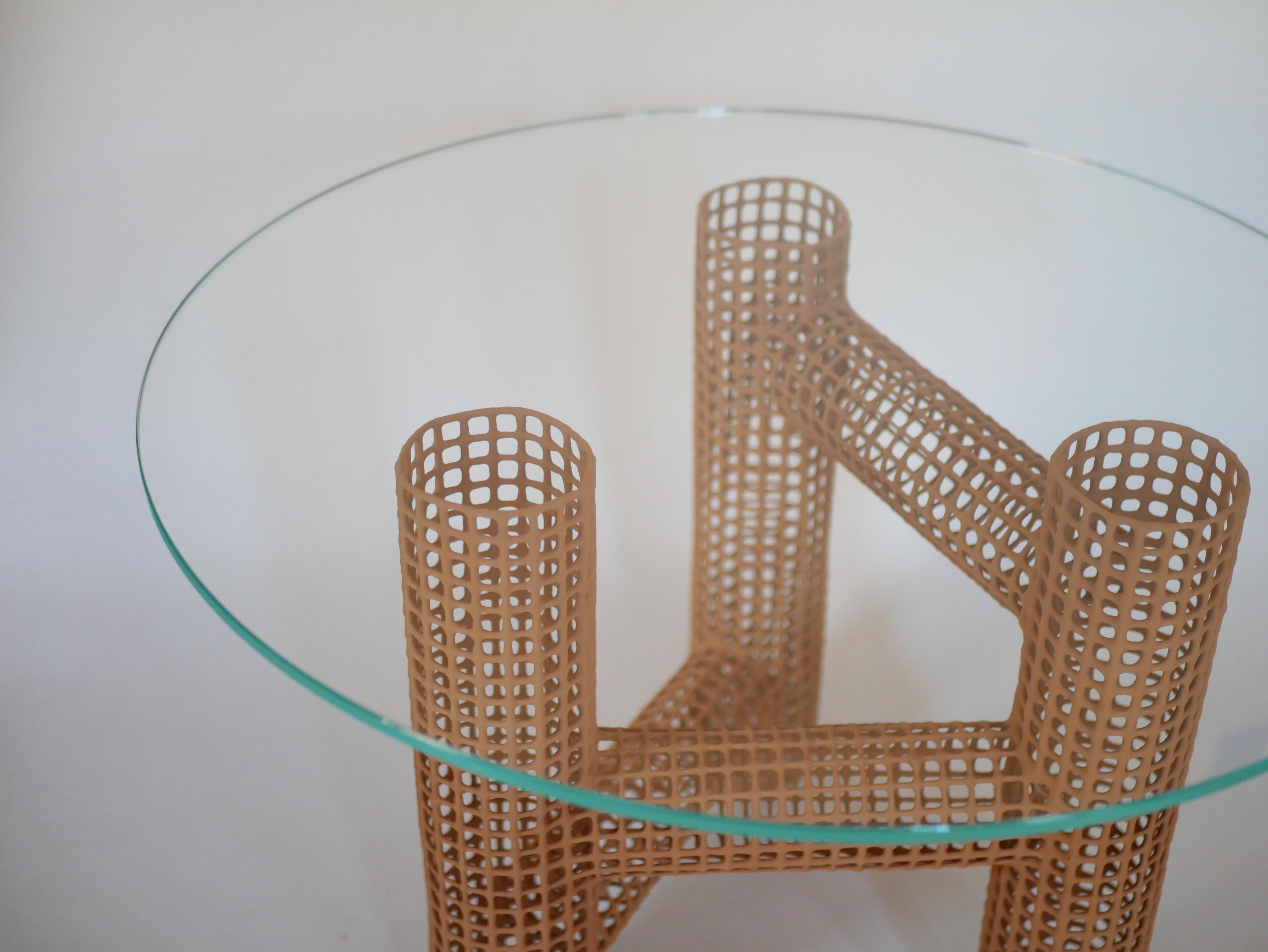 Contemporary Big Tripod Coffee Table by Dzovag Kotchian For Sale