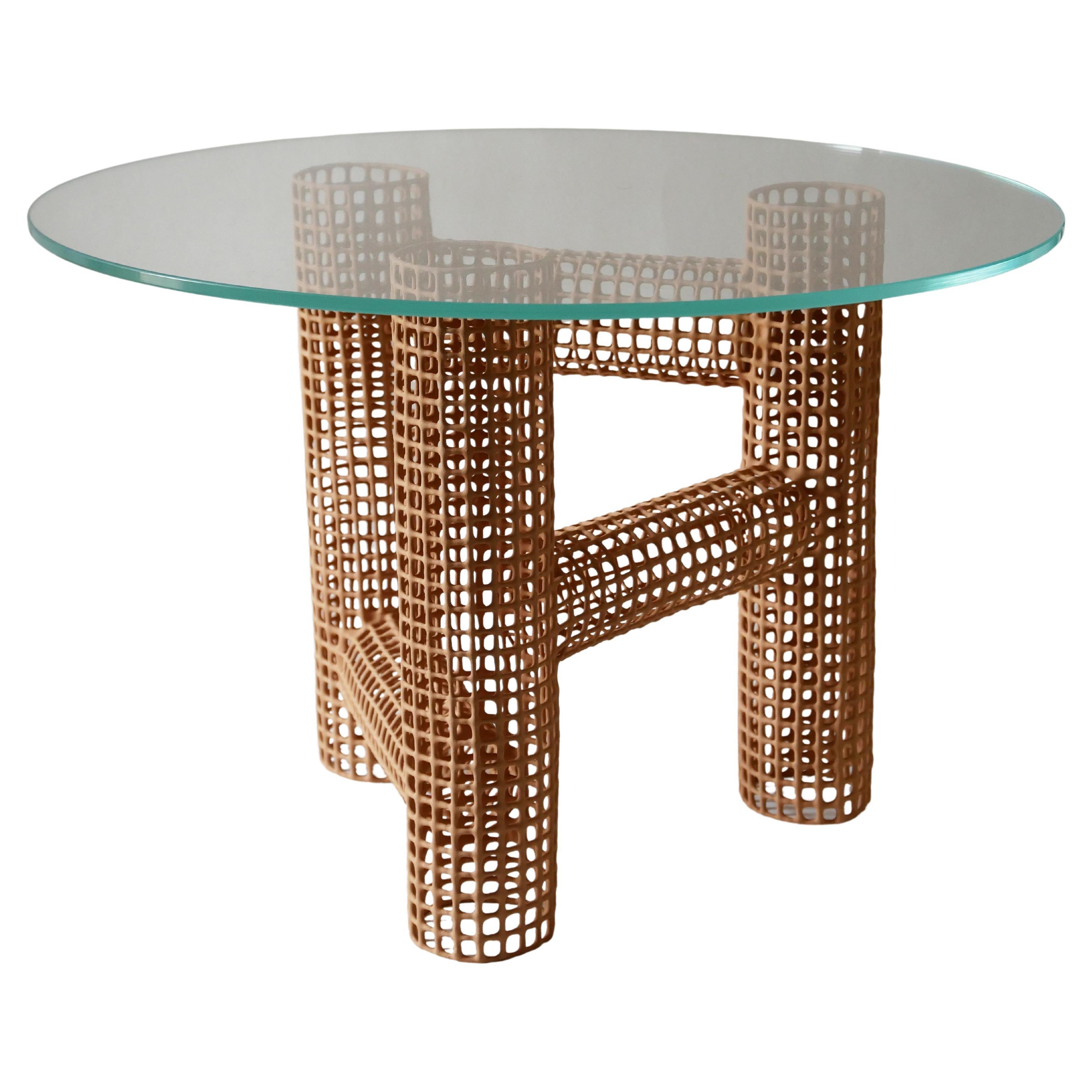 Big Tripod Coffee Table by Dzovag Kotchian For Sale