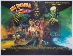 Big Trouble In Little China 1986 UK Quad Film Poster, Brian Bysouth