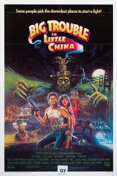 Big Trouble in Little China 1986 US International 1 Sheet Film Poster, Bysouth
