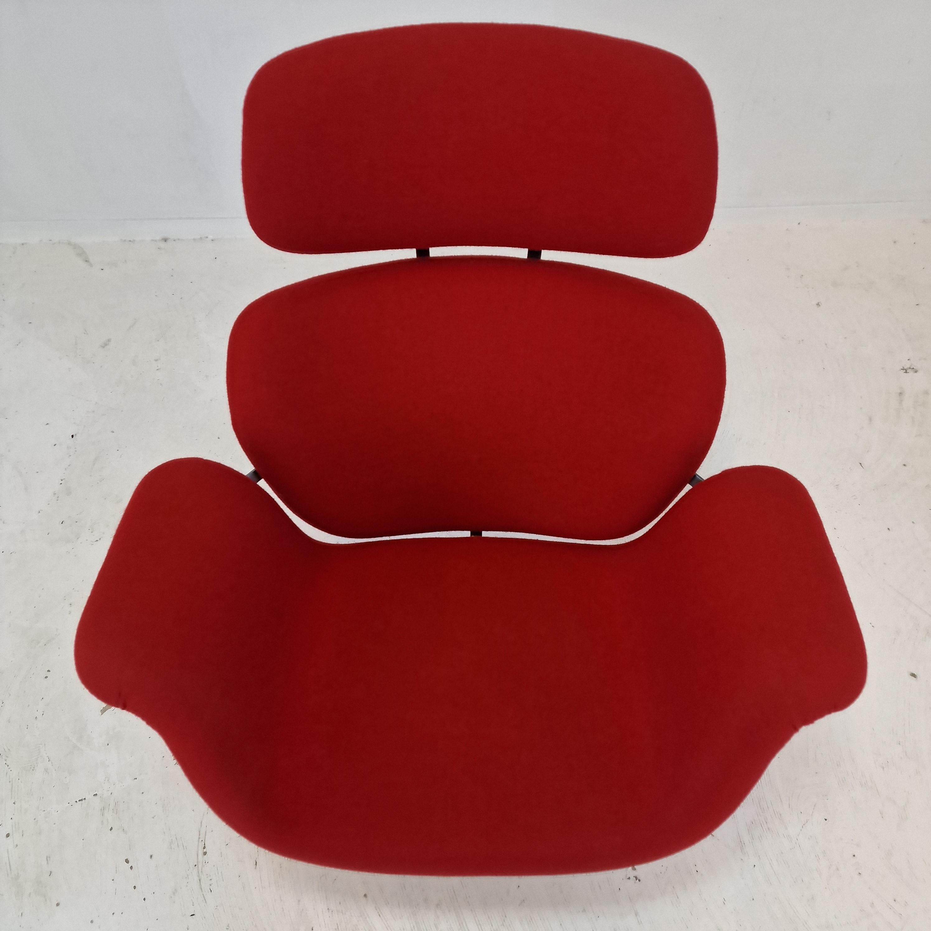 Big Tulip Chair and Ottoman by Pierre Paulin for Artifort, 1980s 2