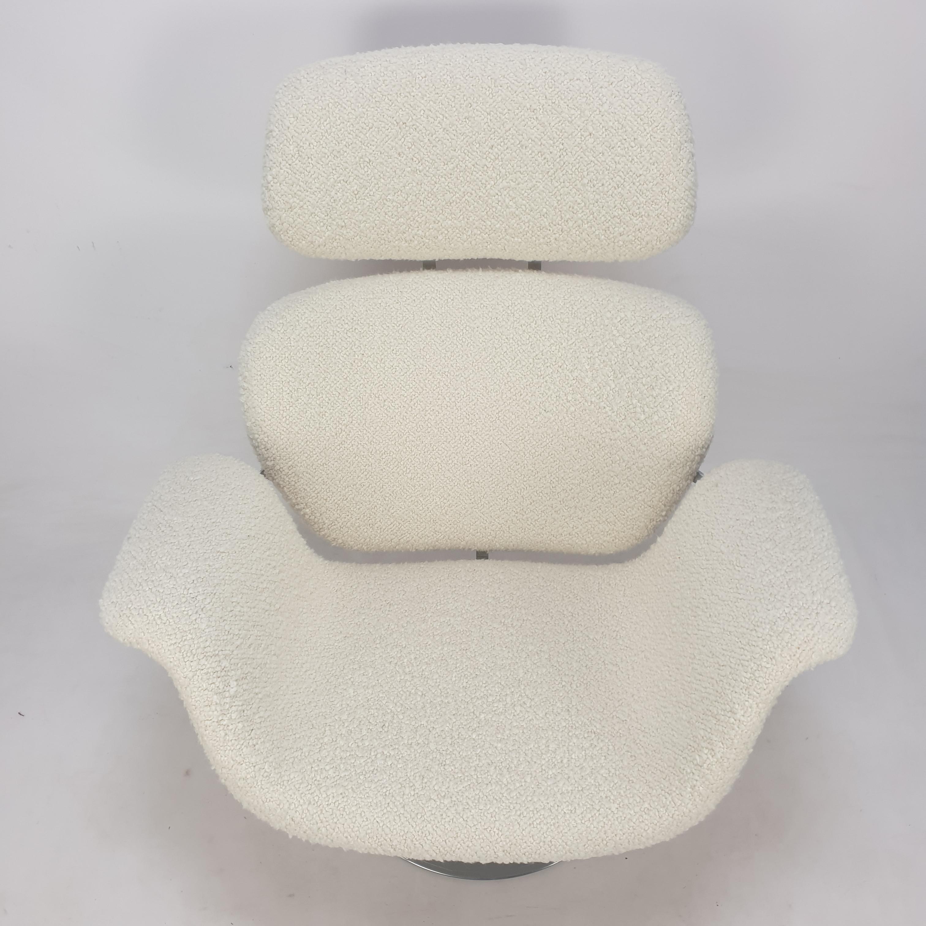 Silla y otomana Big Tulip de Pierre Paulin para Artifort, años 80 en venta 1