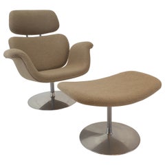 Chaise et ottomane Big Tulip de Pierre Paulin pour Artifort, années 1980