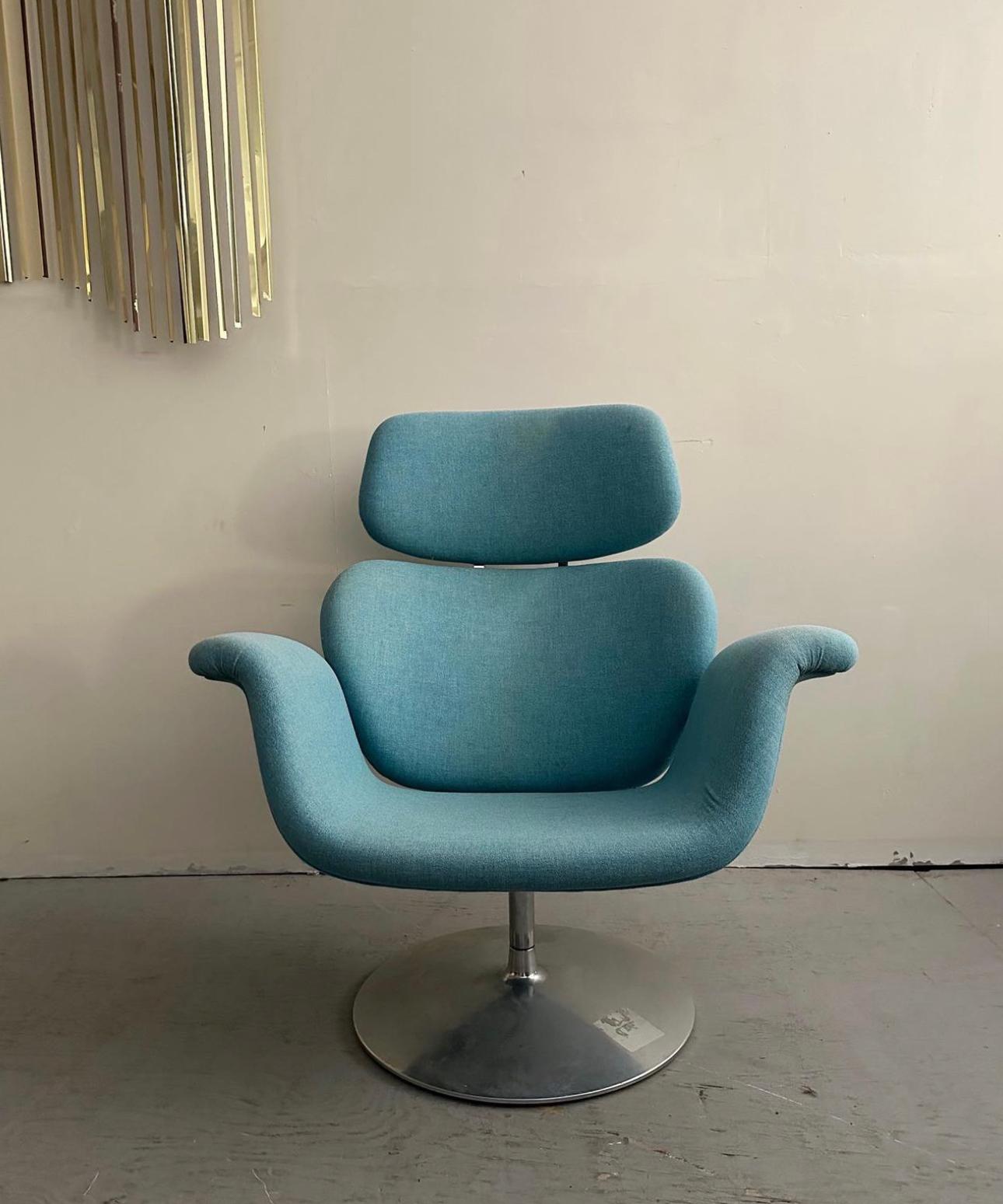 Dutch “Big Tulip” Lounge Chair Designed by Pierre Paulin for Artifort