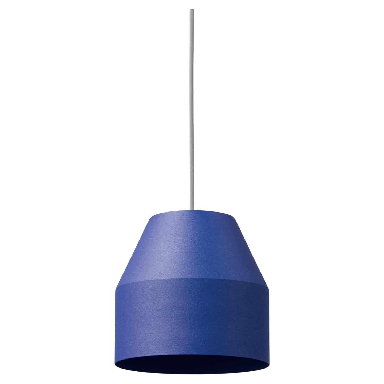 Big Ultra Blue Cap Pendant Lamp by +kouple For Sale
