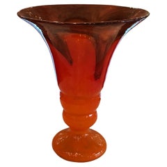 Big Vase Sign: Schneider ( Decoration Jade), France, 1924