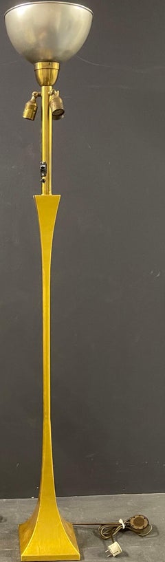 Big Vereinigte Werkstätten Gilded Floor Lamp Base