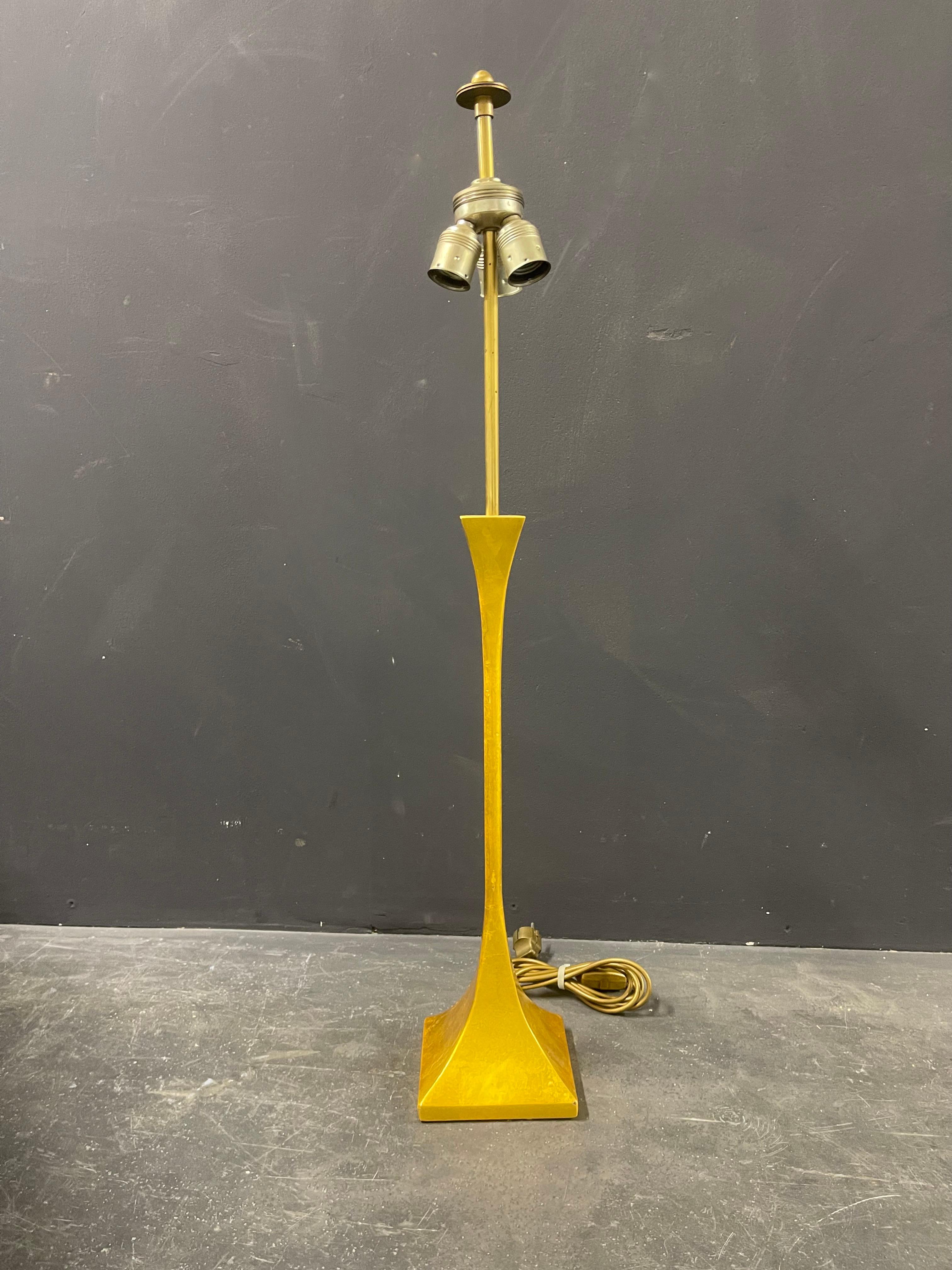 Nice and exclusive vereinigte werkstätten lamp bases professional gilded. And wonderful addition for every Hollywood Regency home. Only the bases are for sale.