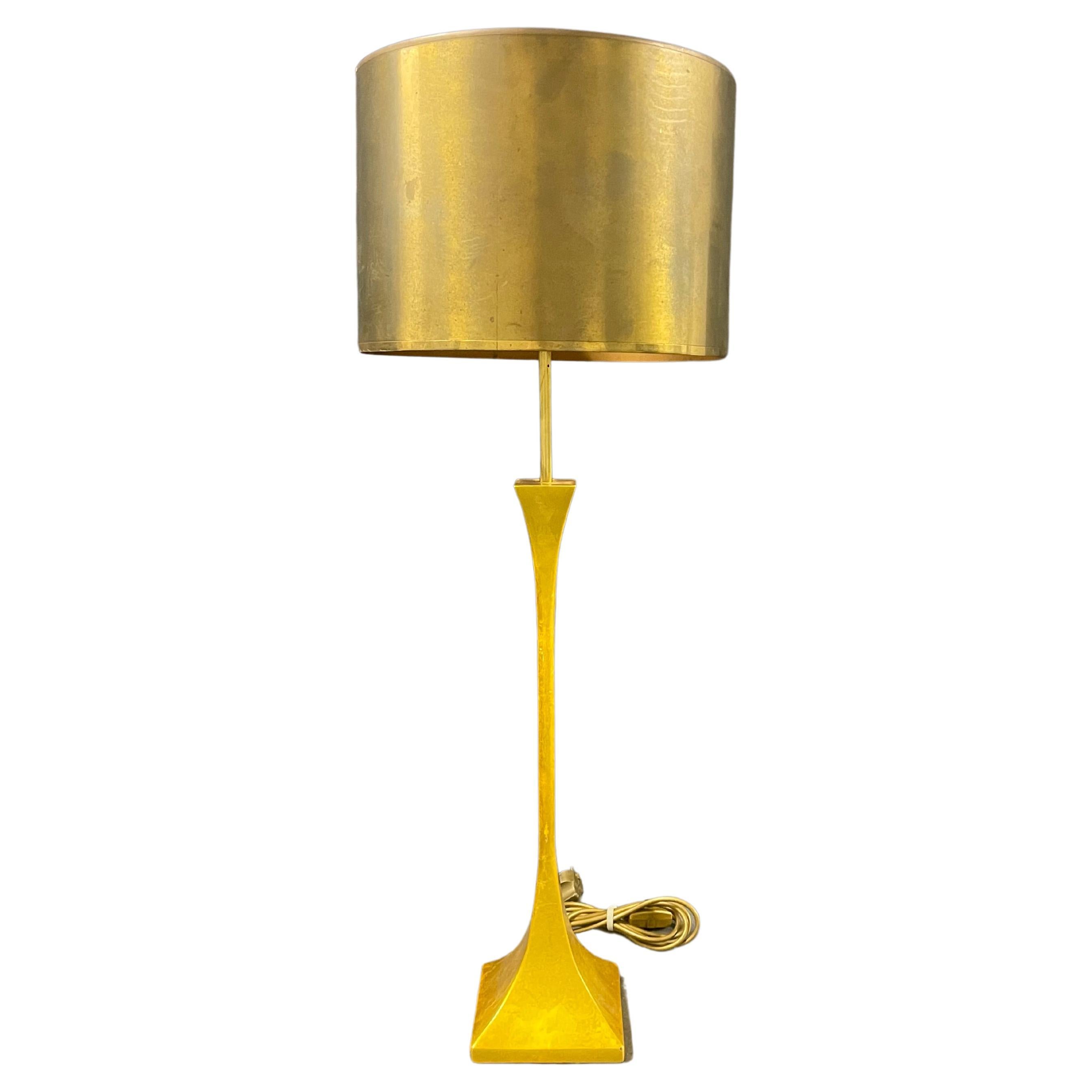 Big Vereinigte Werkstätten Gilded Table Lamp Base / 4 Available en vente