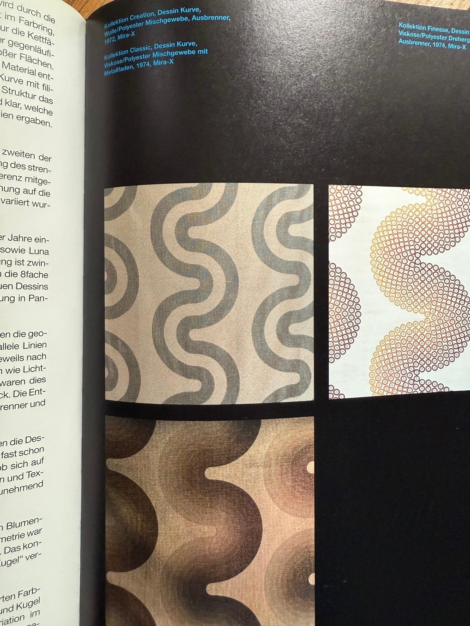 big verner panton curve curtain by mira-x en vente 1