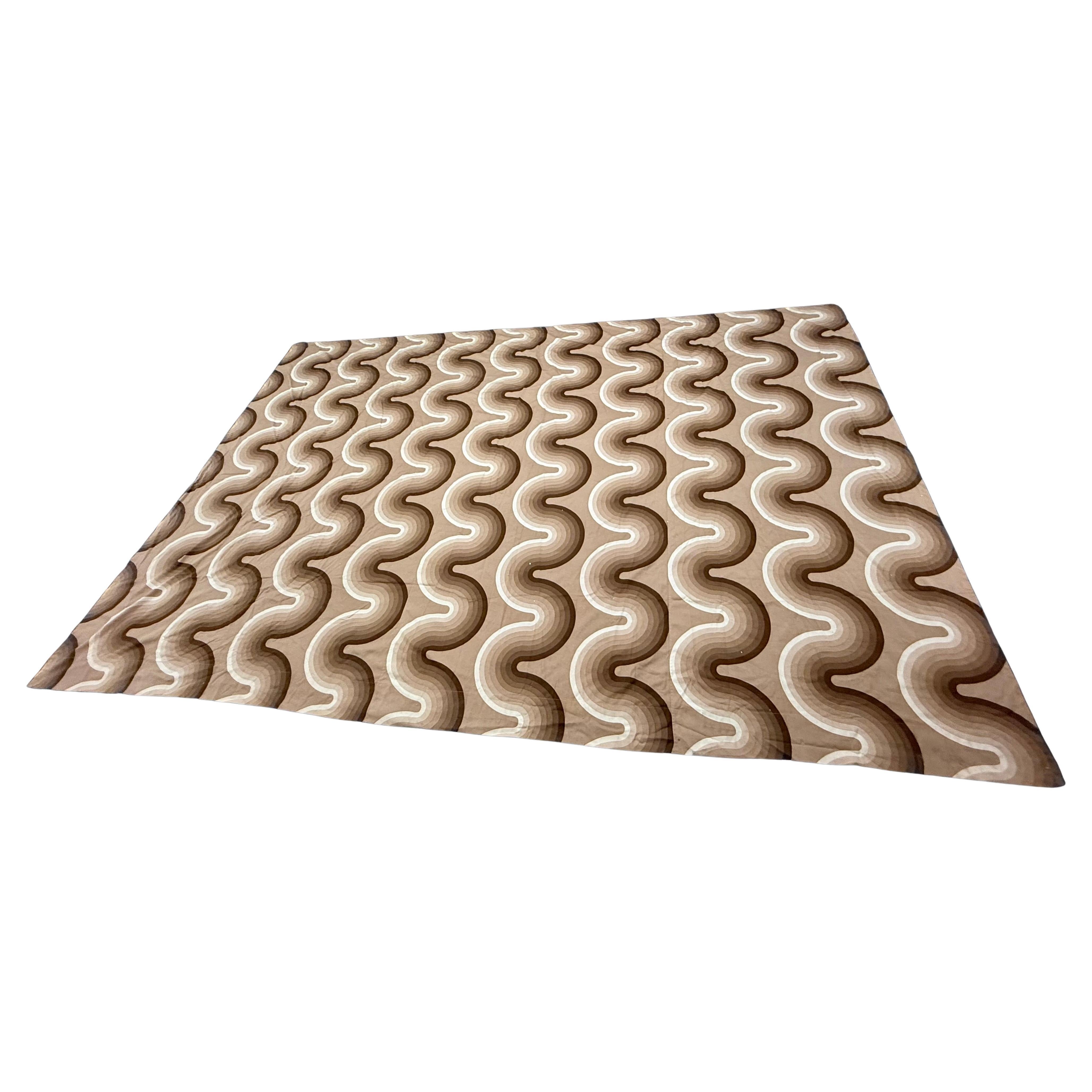 big verner panton curve curtain by mira-x en vente