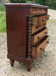 BIG Victorian Mahogany Chest of Drawers, Scotch Chest