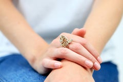 18 Karat White Gold Big Wave White and Brown Diamonds and Pearls Cocktail Ring