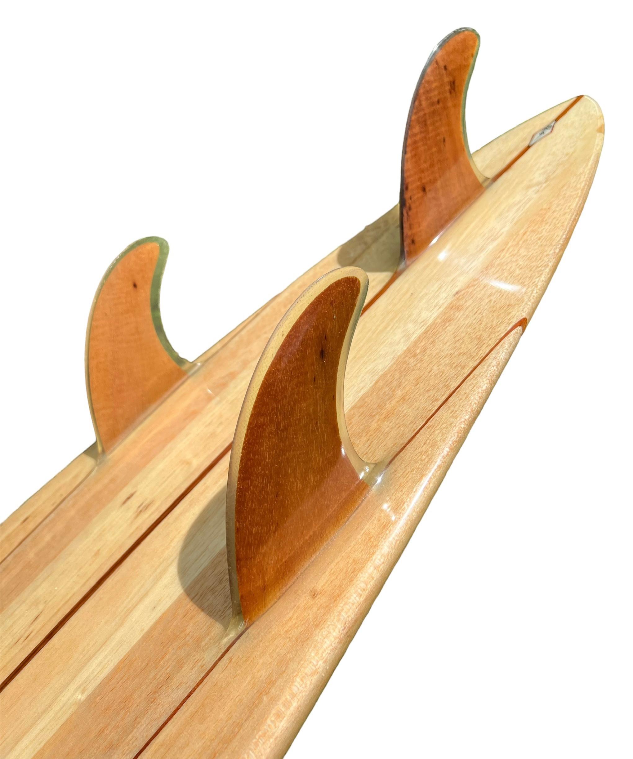 Big Wave Balsaholz Pintail Surfboard in Surfform geformt von Dick Brewer im Angebot 1