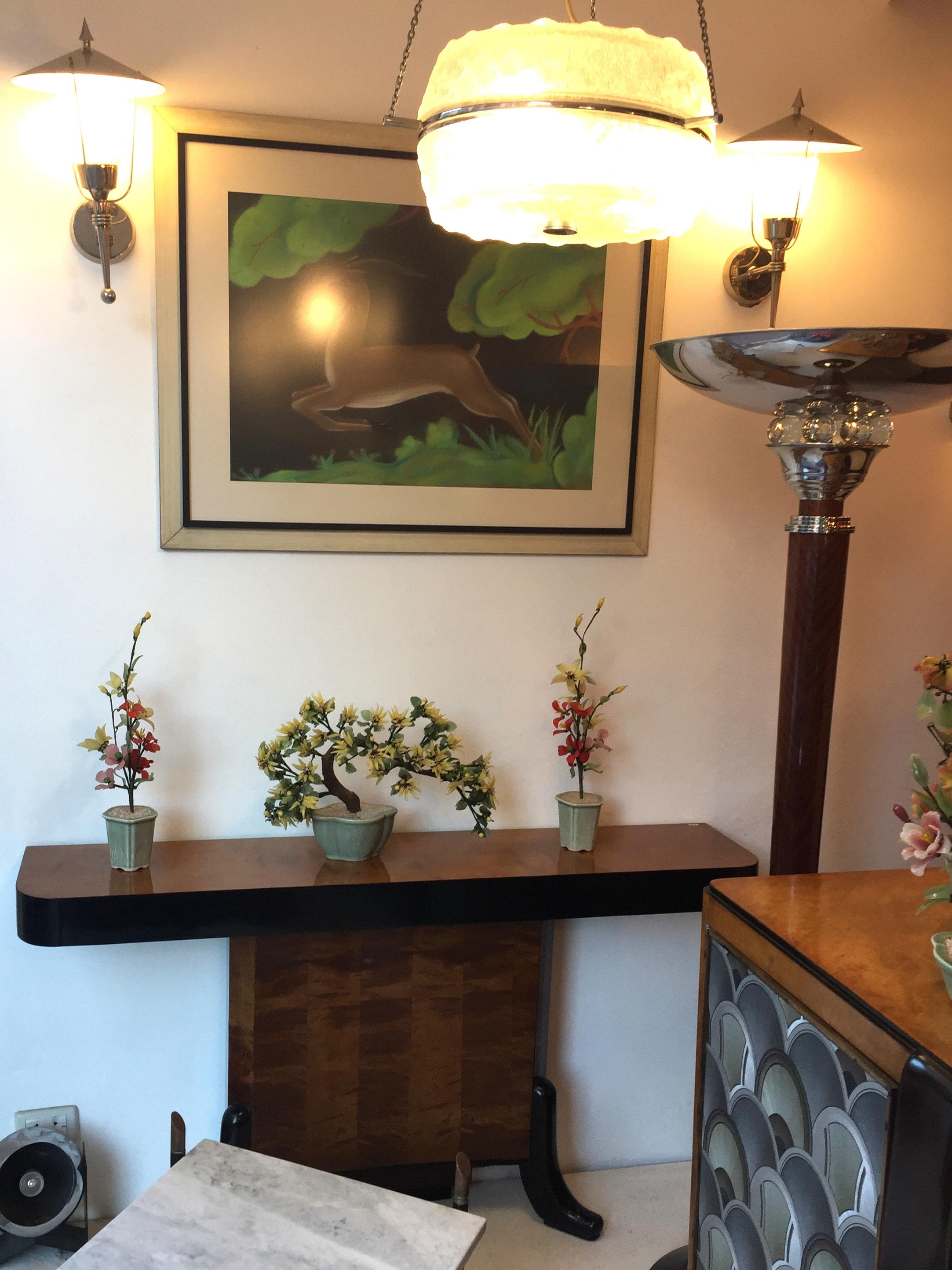 Bonsai jaune vif, verre et céramique en vente 4