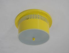 Big Yellow Flush Mount, 1960s, 4 Items Available, Restored