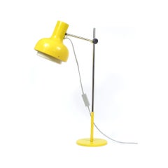 Big Yellow Table Lamp, Czechoslovakia, 1960s