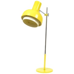 Big Yellow Table Lamp, Czechoslovakia, 1960s