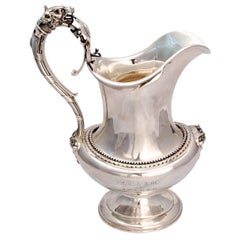 Bigelow Bros. & Kennard Coin Jarra de agua de plata Ewer