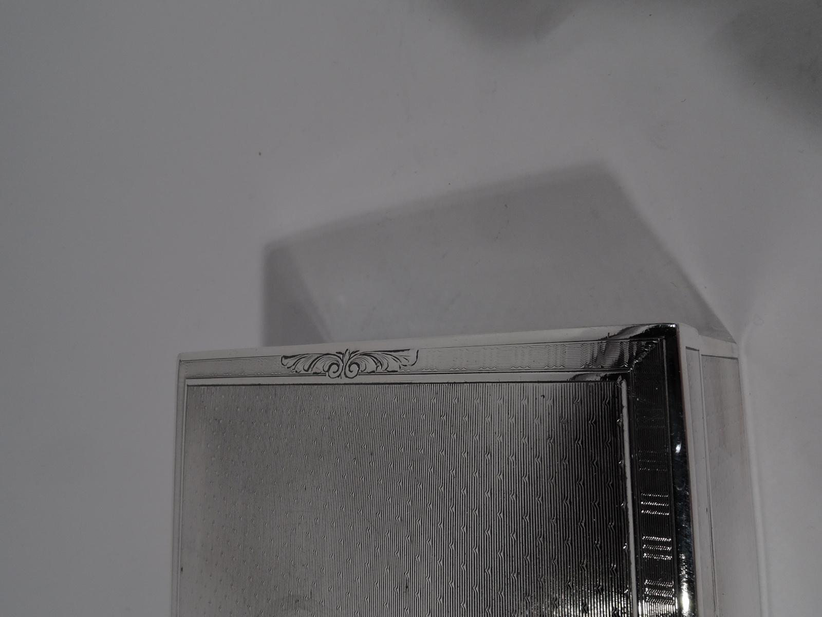 Bigelow, Kennard American Art Deco Sterling Silver Jewelry Box 3