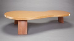 "Bigfoot" Couchtisch aus Kork und Mahagoni Originalgröße