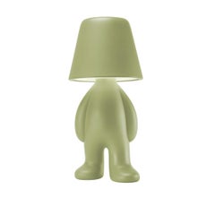 Bigger Brother Lamp in Green Khaki Polyethylene by Stefano Giovannoni