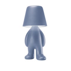 Bigger Brother Lamp in Light Blue Polyethylene by Stefano Giovannoni