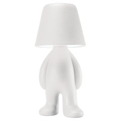 Lampe Bigger Brother en polyéthylène blanc de Stefano Giovannoni