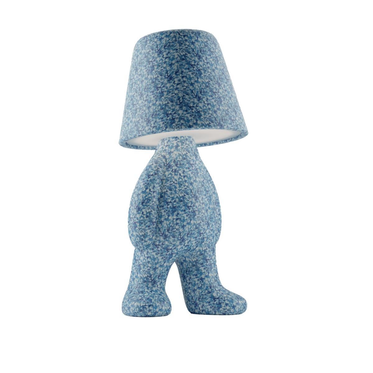 italien Lampe Bigger Brother en polyéthylène bleu par Stefano Giovannoni en vente