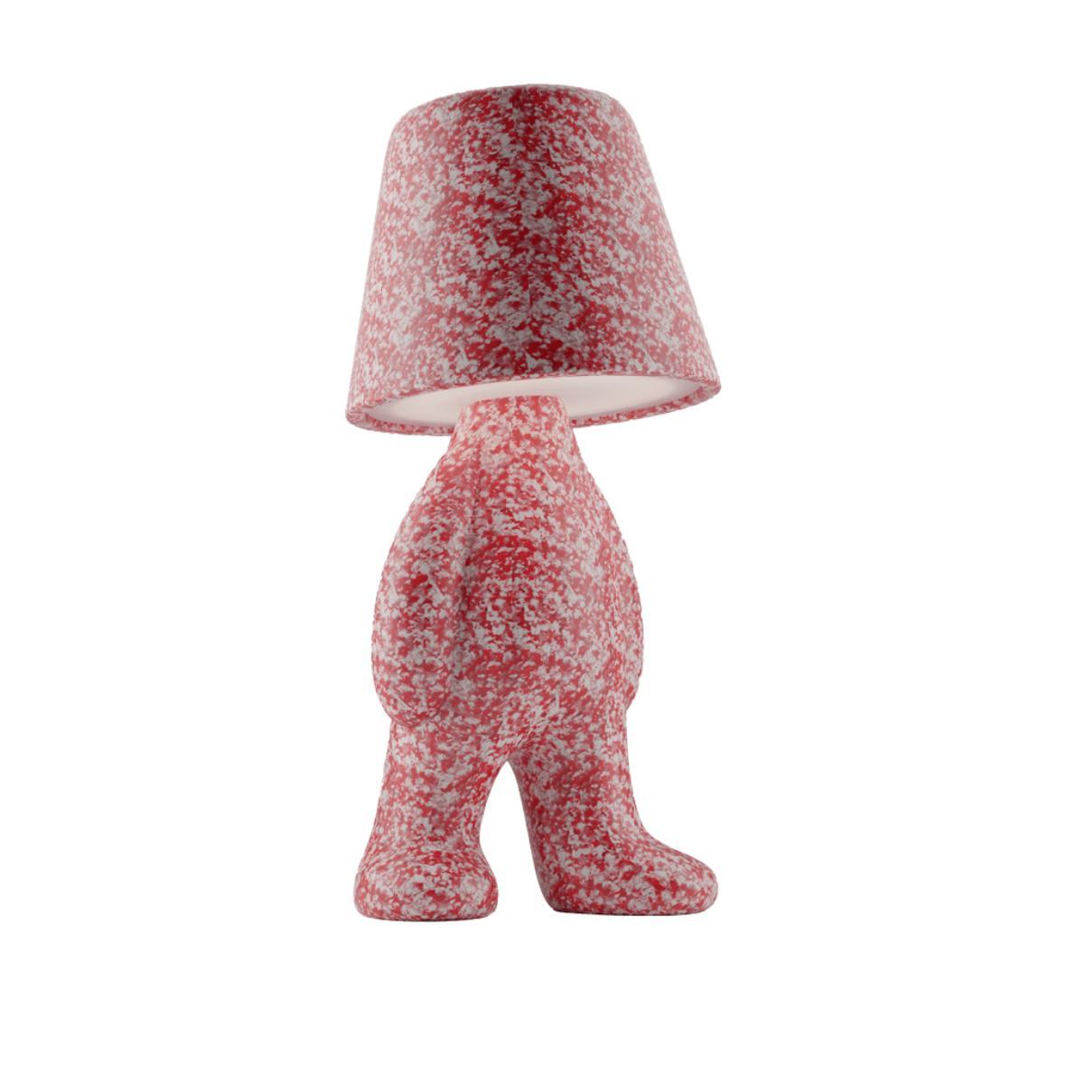 Italian Bigger Brother Lamp Mix in Red Polyethylene by Stefano Giovannoni For Sale