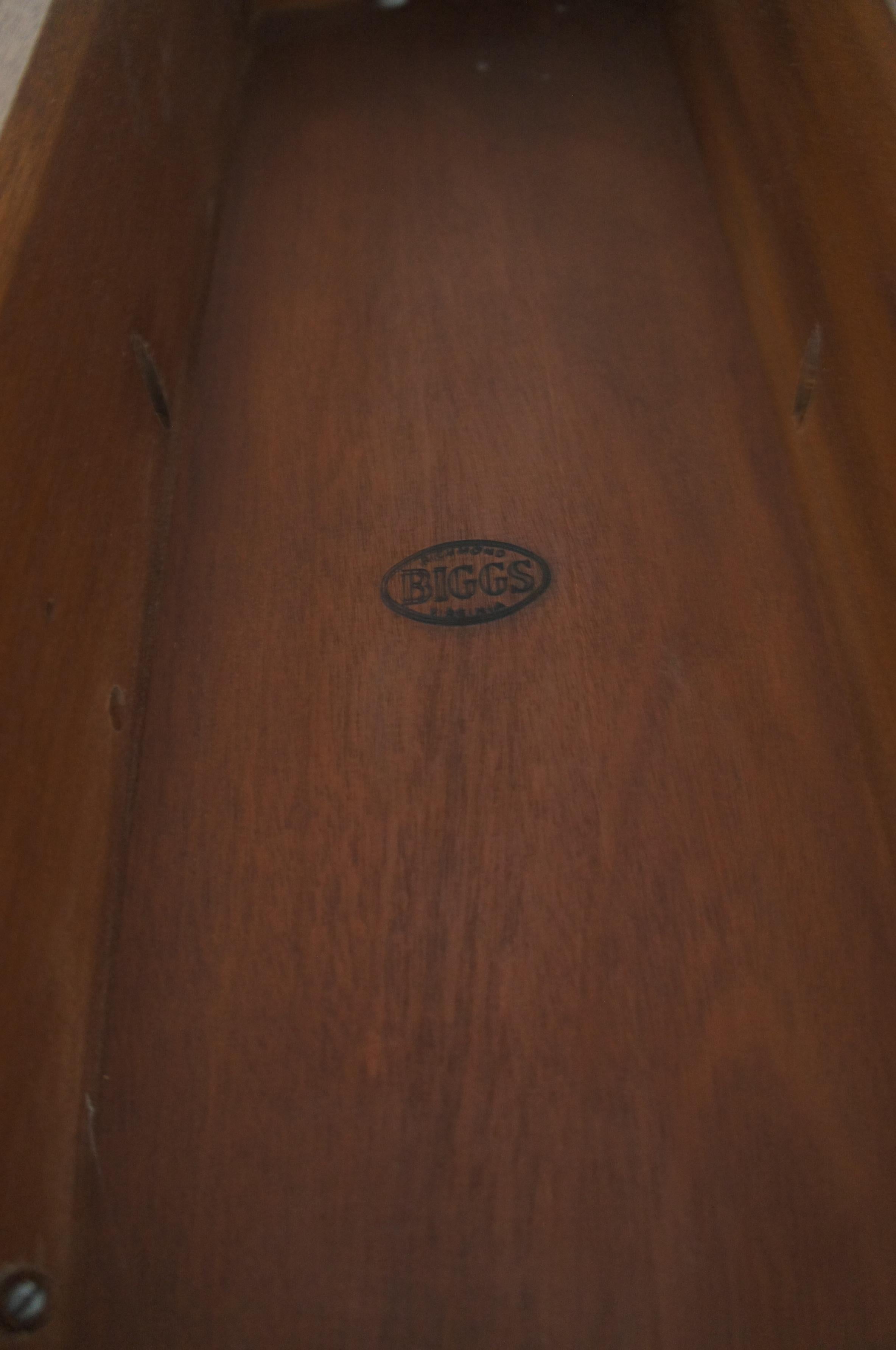 Biggs Georgian Chippendale Queen Anne Mahogany Drop Leaf Gateleg Dining Table 8