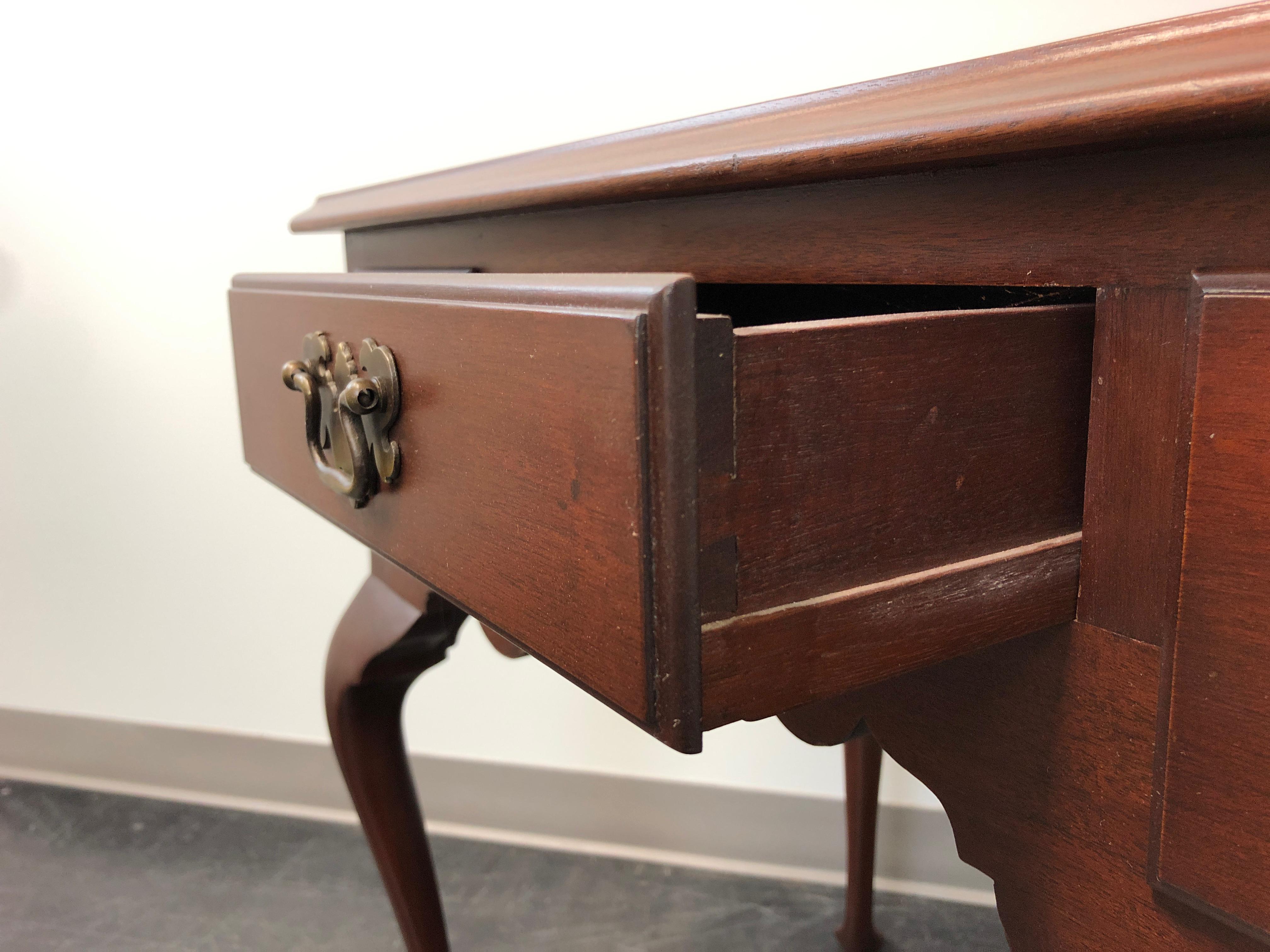 BIGGS Mahogany Queen Anne Style Lowboy Dresser Chest 4