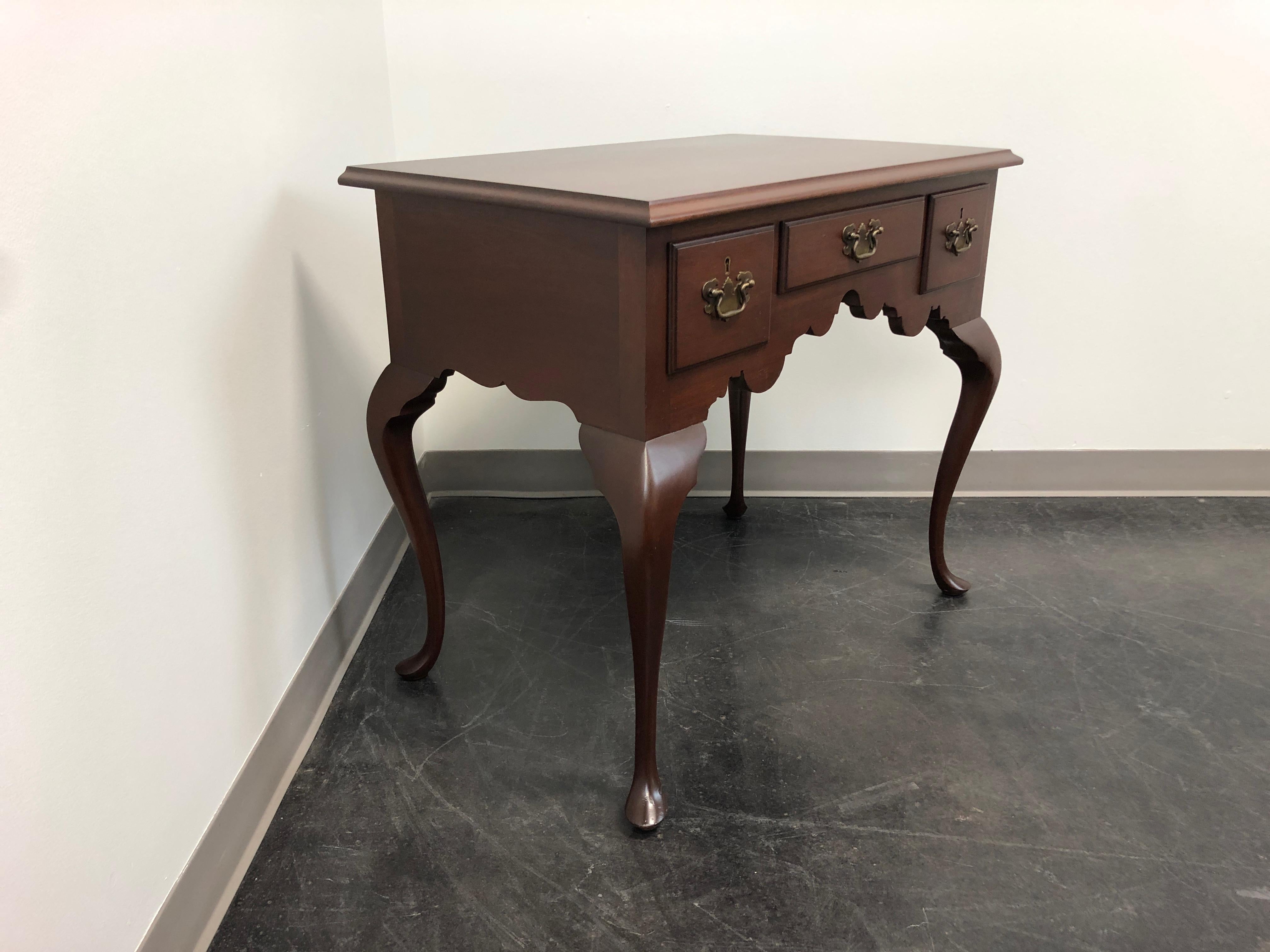 American BIGGS Mahogany Queen Anne Style Lowboy Dresser Chest