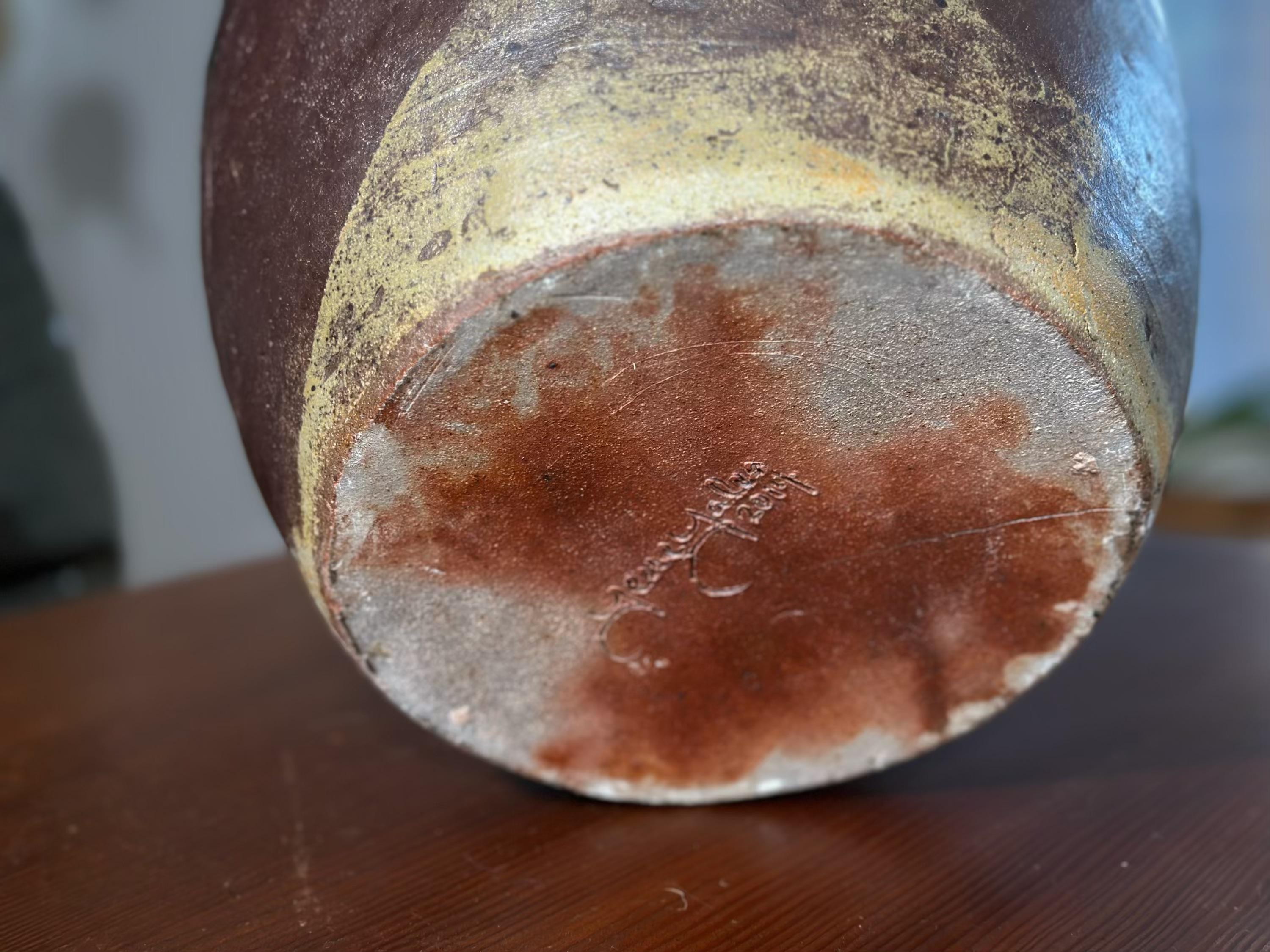 BigHorn Sheep Big Vase Ceramic (Yellowstone) Grès, Porcelaine en vente 7