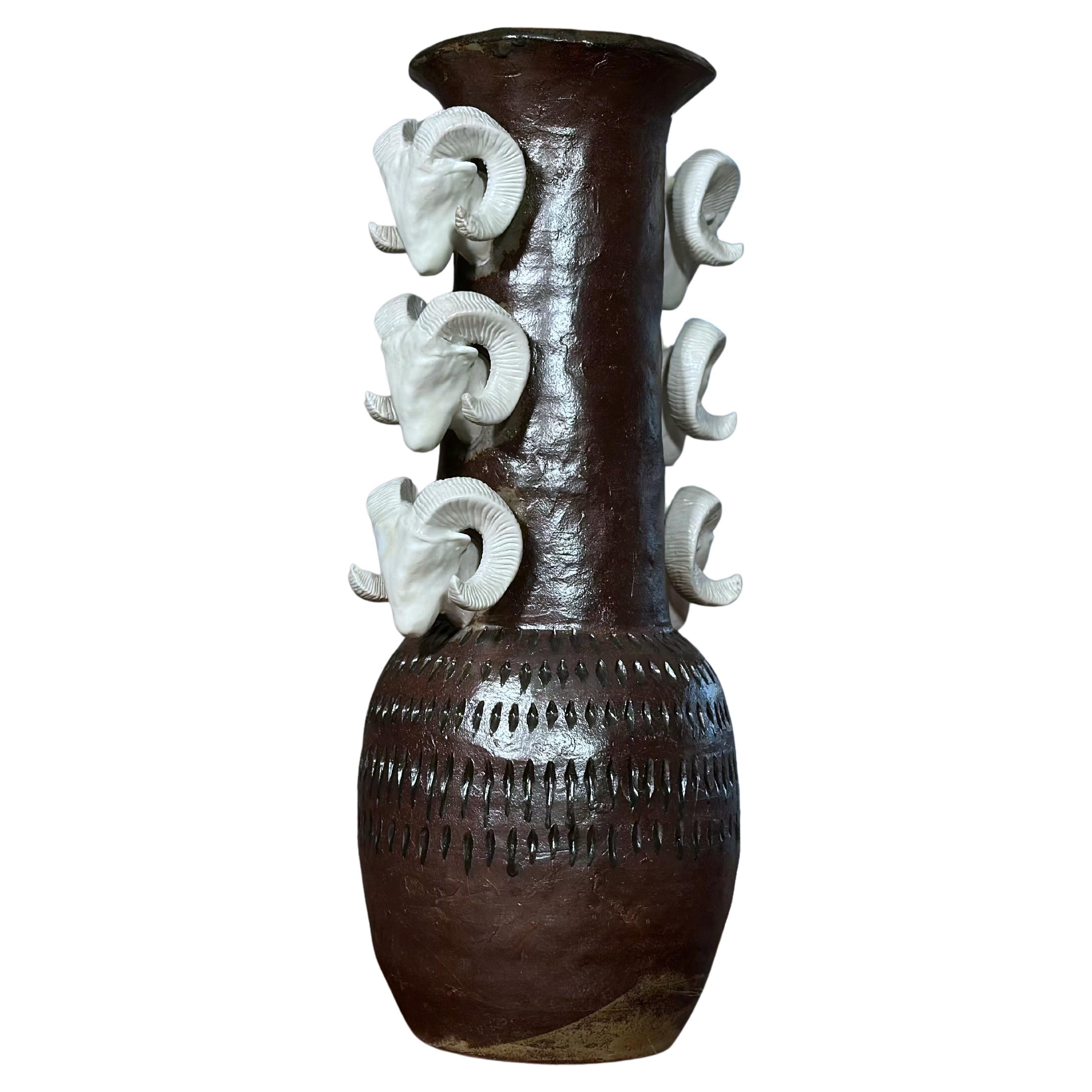 BigHorn Sheep Grande Vaso in ceramica (Yellowstone) Gres, porcellana