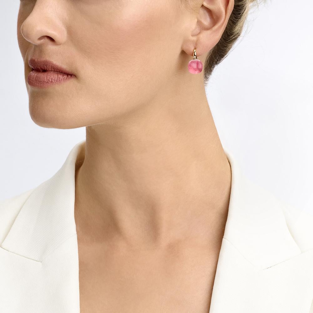 Mini-Sweety-Ohrringe aus 18 Karat Roségold mit Bergkristall, Rubin und einem Diamanten (0,02 ct)

Informationen zum Produkt:
Aktenzeichen: 20O42Rcrrubmp
Stein-Kombination: Bergkristall mit Rubin
Cabochon: 10mm
Farbe gold: rosa
Diamant: 0,02