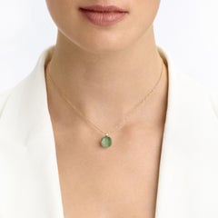 Green Aventurine Pendant in 18kt Rose Gold by BIGLI