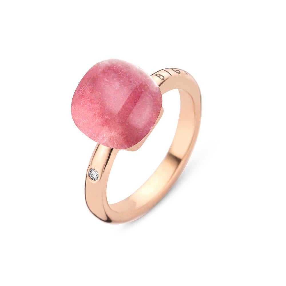 For Sale:  Set of 3 rings in 18kt Rose Gold and Natural Gemstones 3