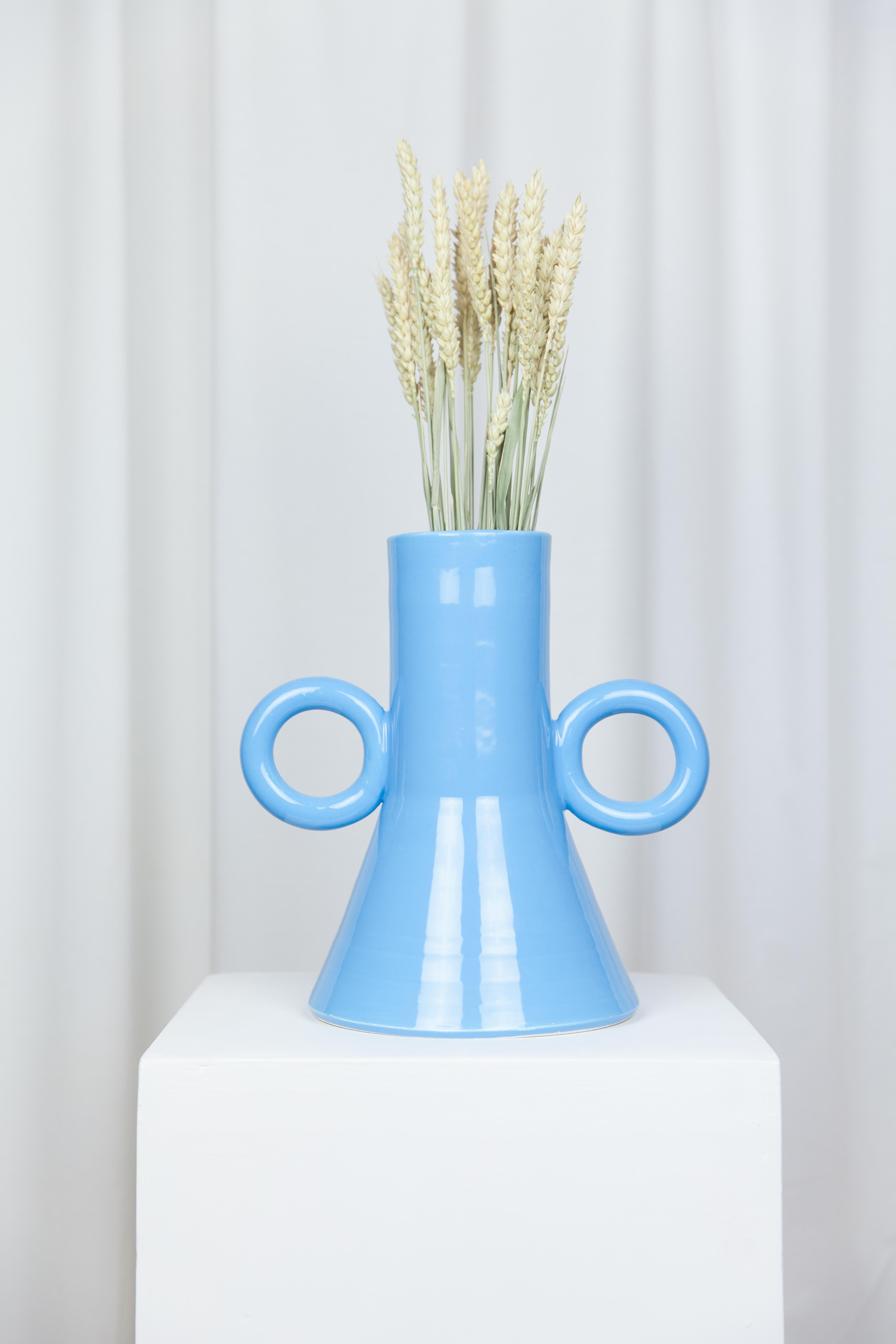 Post-Modern Bigloop Vase by Lola Mayeras