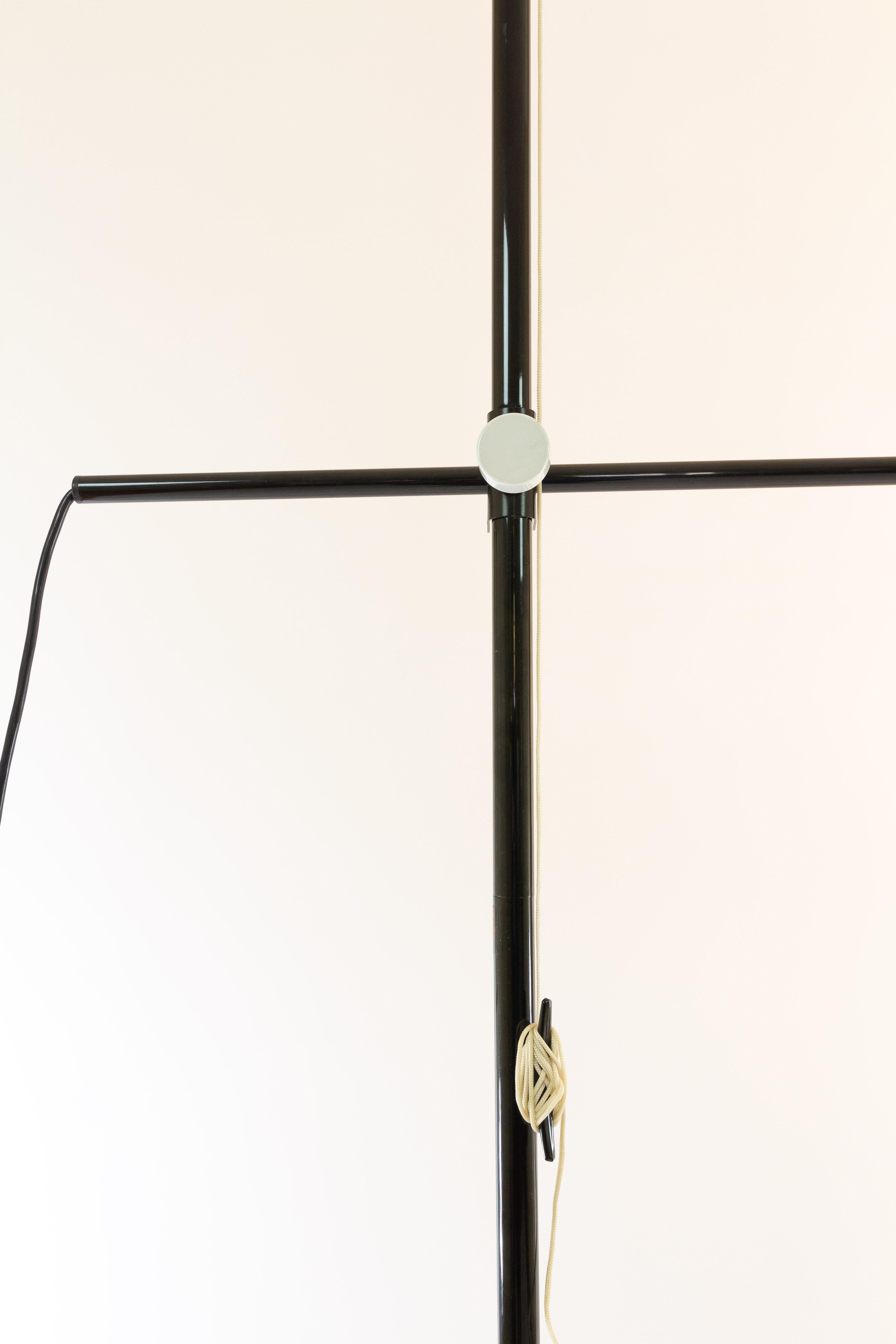 Mid-Century Modern Bigo Floor to Ceiling Lamp by S.T. Valenti for Valenti, 1980s For Sale