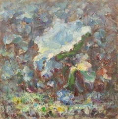 Bihua Gong Floral Original Oil On Canvas "Lotus Impression"