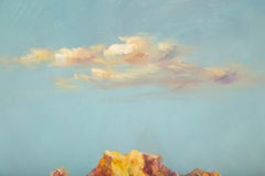 Bihua Gong Impressionist Original Oil Painting "Volcano"