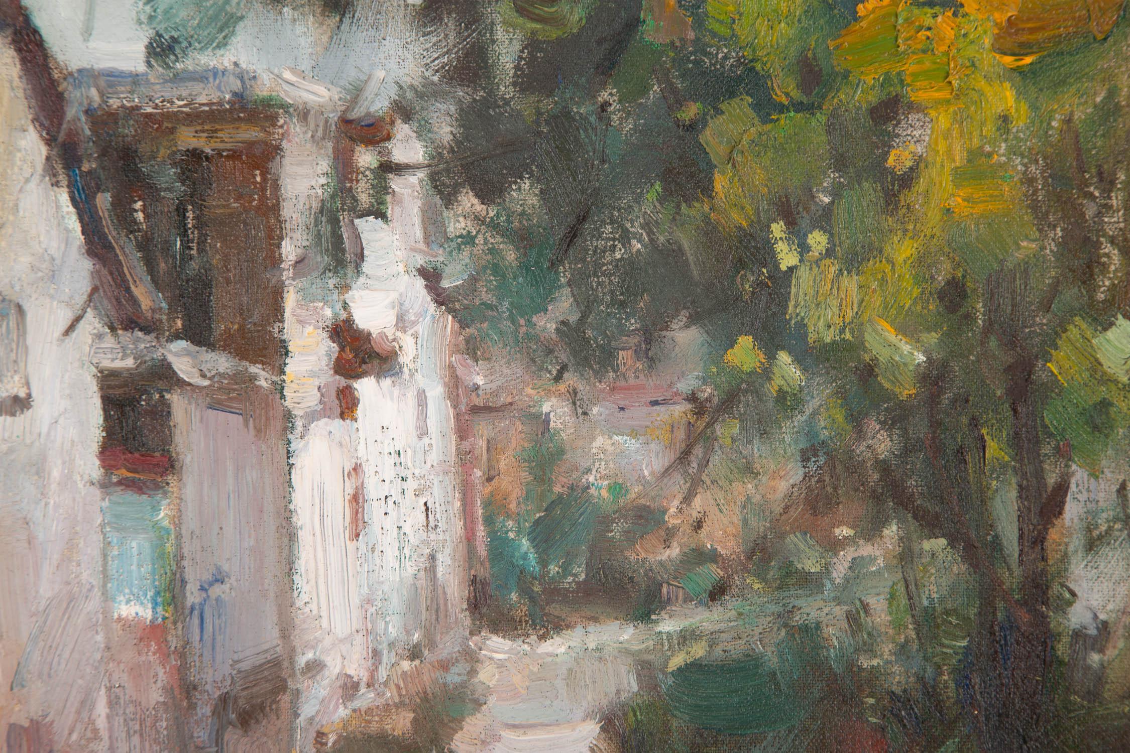 Bihua Gong Impresionissim Óleo original sobre lienzo 