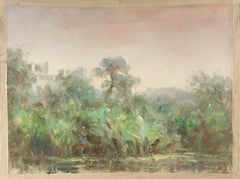 Bihua Gong Landscape Original Oil On Canvas "Scenes of Jiangnan"