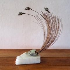 Bijan Kinetic Bronze Bird Sculpture, 1970s